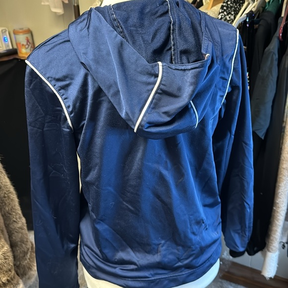 Nike Navy wind breaker jacket. EUC children’s M10-12 - Picture 7 of 10